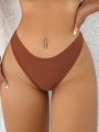 Solid Rib Knit Panty