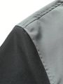 Manfinity Homme Men's Color Block Zipper Up Jacket