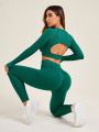 Women's Seamless High-stretch Autumn/winter Athletic Suit