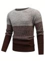 Manfinity Men Color Block Raglan Sleeve Sweater