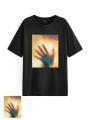 OZAN E Round Neck Half Sleeve Long Loose Women's T-Shirt