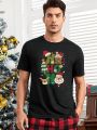 Manfinity Homme Men'S Christmas Printed T-Shirt