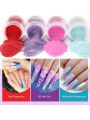 Saviland Nail Acrylic Powder Set - 36 Colors Acrilicos De Uñas Polvo for Nails, Glitter Nail Powder Used with Acrylic Liquid or Monomer, Professional Polymer for Nail Extension, Pink Acrylic Nail Kit, Starter & Nail Salon