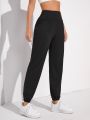 SHEIN Street Sport Tummy Control Sports Pants