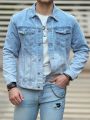 Men'S Gradient Denim Jacket