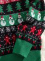 SHEIN Men Christmas Pattern Sweater