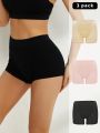 Women's Solid Color Boxer Shorts