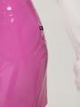 Fonteles Women's Solid Color Slim Fit High Side Slit Skirt