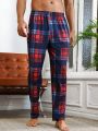 Men's Plaid Home Wear Pants