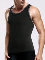 Men'S Letter Pattern Sleeveless Tank Top Shirt For All Seasons