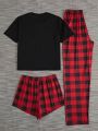 Women's Plaid Pajama Set