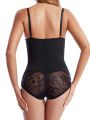 Lace Patchwork Push Up Butt Lifting Tummy Control Shapewear Bodysuit