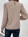 SHEIN Frenchy Women's Geometric Print Shirt