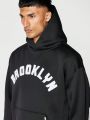 SUMWON Overhead Hoodie With Front Applique Print