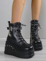 Women's Wedge Heel Platform Boots