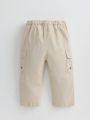 Infant Boys' Casual Workwear-Style Jeans In Apricot