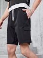 Teen Boy'S Multi-Pocket Drawstring Shorts