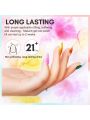 Makartt Marble Nail Polish, Blooming Gel Nail Polish Summer Color Changing Nail Polish Nail Ink Watercolor Blossom Gel Polish Magic Marble Nail Vanish Tinted Beauty 6ml 6 Colors