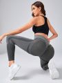 SHEIN Wide Waistband Sports Leggings