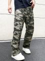 Manfinity Hypemode Men's Camouflage Straight-leg Pants