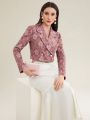 Women'S Jacquard Blazer