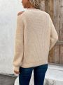 Women's Off-shoulder Pullover Sweater