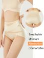 Criss Cross Mesh Shapewear Waist Panties, High Waisted Slimmer Tummy Control Panties, Women's Underwear