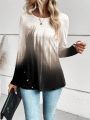 Ombre Long Sleeve T-Shirt