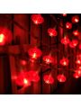 Red Lanterns String Lights 10/20/40/80LED Fairy String Lights For Wedding Chinese New Year Spring Festival Party Christmas Decoration