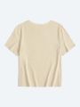 SHEIN Women's Round Neck Short Sleeve T-shirt