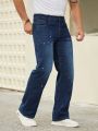 Men's Straight-leg Jeans With Side Pockets