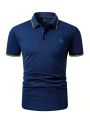 Manfinity Men's Plus Size Character Printed Polo Shirt