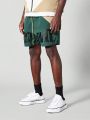 SUMWON Nylon Shorts With Colour Blocked Panels