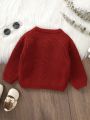 Baby Girl Letter Pattern Sweater