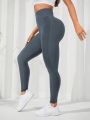 Yoga Basic Wide Waistband Sports Leggings