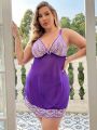 Plus Size Wireless & Sexy Lingerie Dress