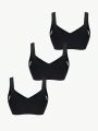 Yoga Basic Women's Wire-Free Sports Bra With Removable Pads