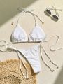 Solid Color Bathing Suit, Separates