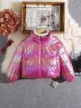 Girls' Zipper Jacket, Toddler Kids' Cute Short Coat