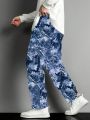 Men's Plus Size Digital Print Cargo Pants