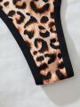 3pack Leopard Contrast Lace Panty