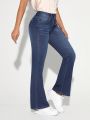 Women's Slim Fit Flared Jeans