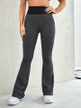 Yoga Trendy High Waist Flare Leg Pants