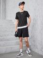 Teen Boy'S Multi-Pocket Drawstring Shorts