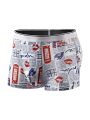 Men 3pcs Letter Graphic Boxer Brief