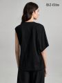 SHEIN BIZwear Round-neck Casual T-shirt