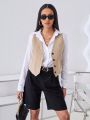 SHEIN BIZwear Sleeveless Women's Suit Jacket