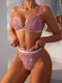 Women'S Sexy Lace Lingerie Set (Bra + Panties) 2pcs, Valentine'S Day