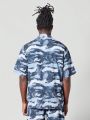 SUMWON Short Sleeve Shirt With All Over Print