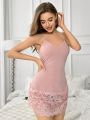 Patchwork Lace Sexy Nightdress/Sleepwear